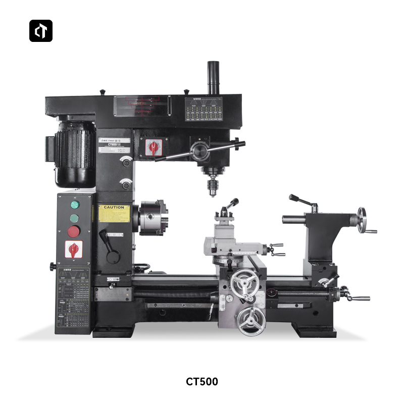 Bench Lathe 750W Metal - Mesin Bubut dan Frais CT500 untuk
