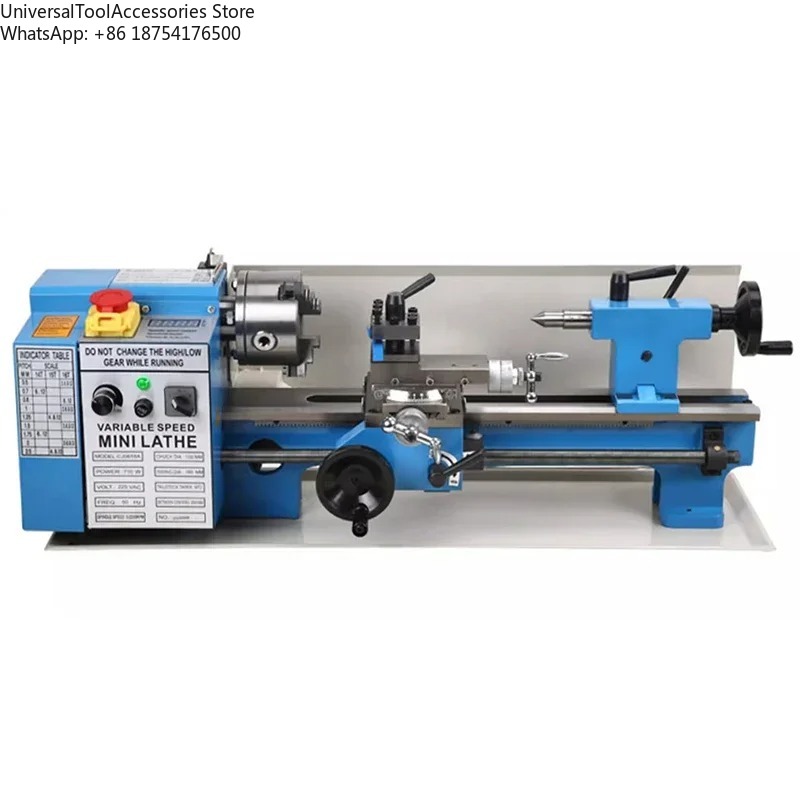 Woodworking Lathe Variable Speed 550W - Mesin Bubut Logam Mini 7