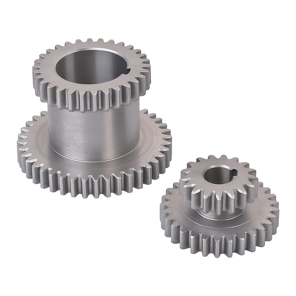 Mini Metal Lathe 7X14 - Set Roda Gigi Logam Dua Bagian