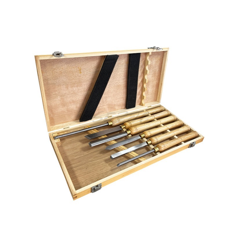 Woodturning Tools Set Hss - 6PCS/set Pisau Bubut Genggam Portabel untuk