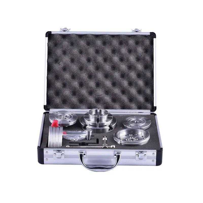 Wood Lathe Chuck 4 Jaw - Set Chuck Pemusat Otomatis untuk Mesin