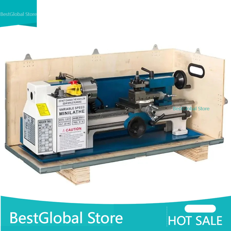 Bench Lathe 750W Metal - Mesin Bubut Mini Logam Tanpa Sikat
