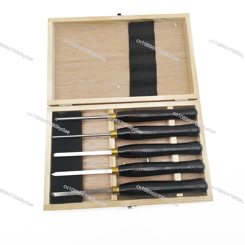 Woodturning Tools Set Hss - 5 Buah Set Pahat Bubut HSS