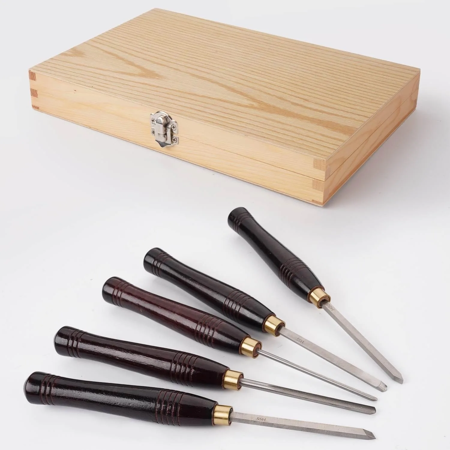 5pcs Alat Pahat Kayu HSS untuk - Woodturning Tools Set Hss ulasan dan harga