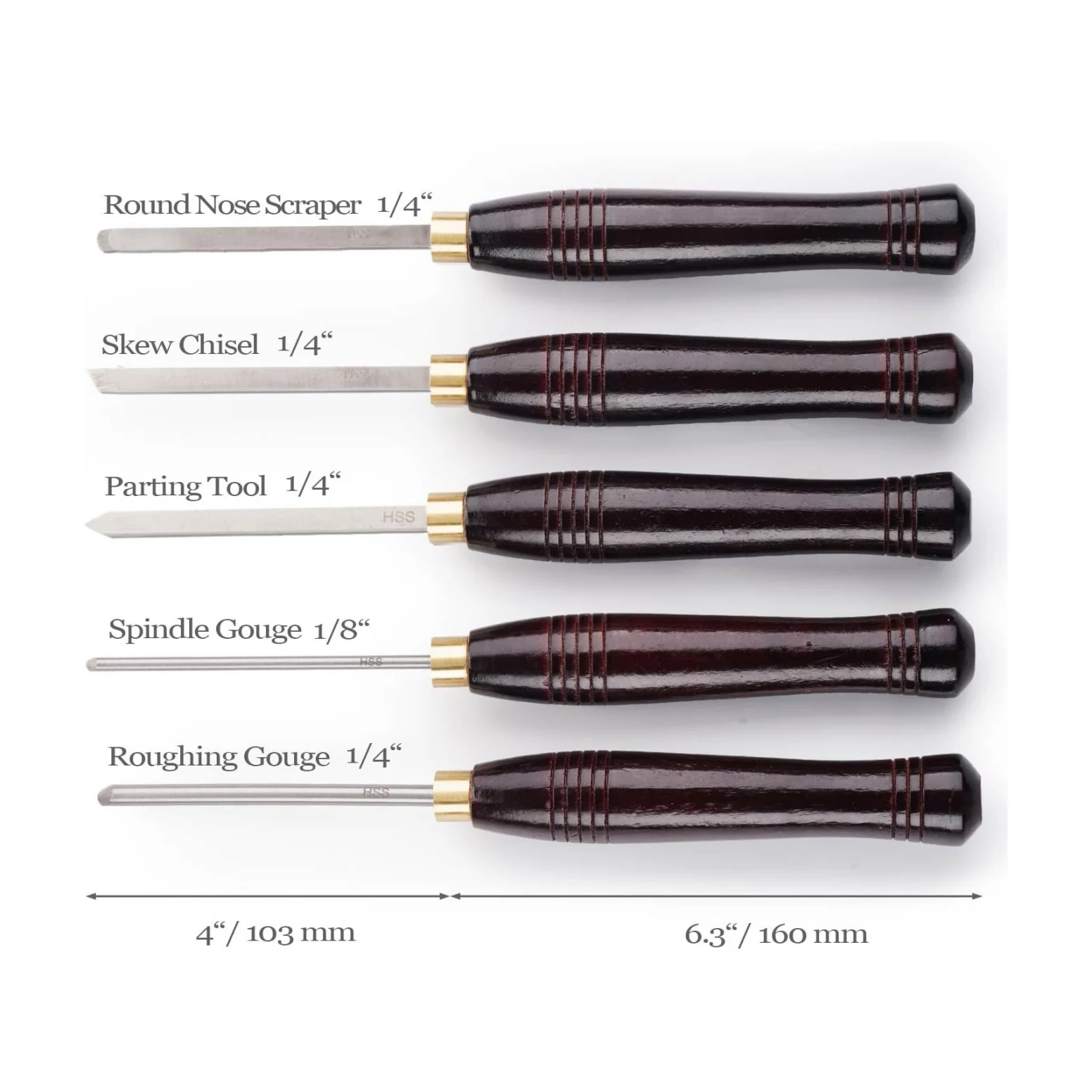 5pcs Alat Pahat Kayu HSS untuk - Woodturning Tools Set Hss ulasan dan harga