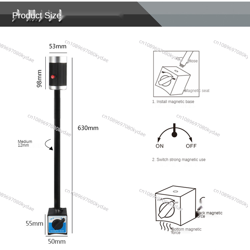 Lampu Kerja LED Basis Magnetik - Cnc Wood Lathe Machine ulasan dan harga