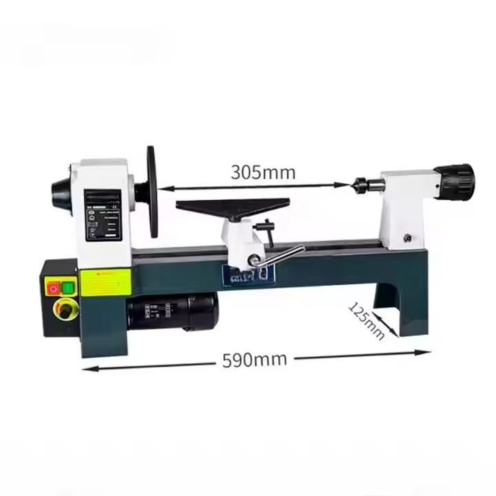 Mesin Bubut Kayu Mini 550W Kec - Woodworking Lathe Variable Speed 550W ulasan dan harga