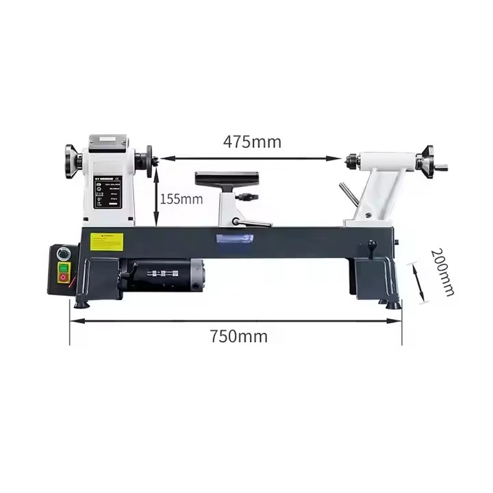 Mesin Bubut Kayu Mini 550W Kec - Woodworking Lathe Variable Speed 550W ulasan dan harga