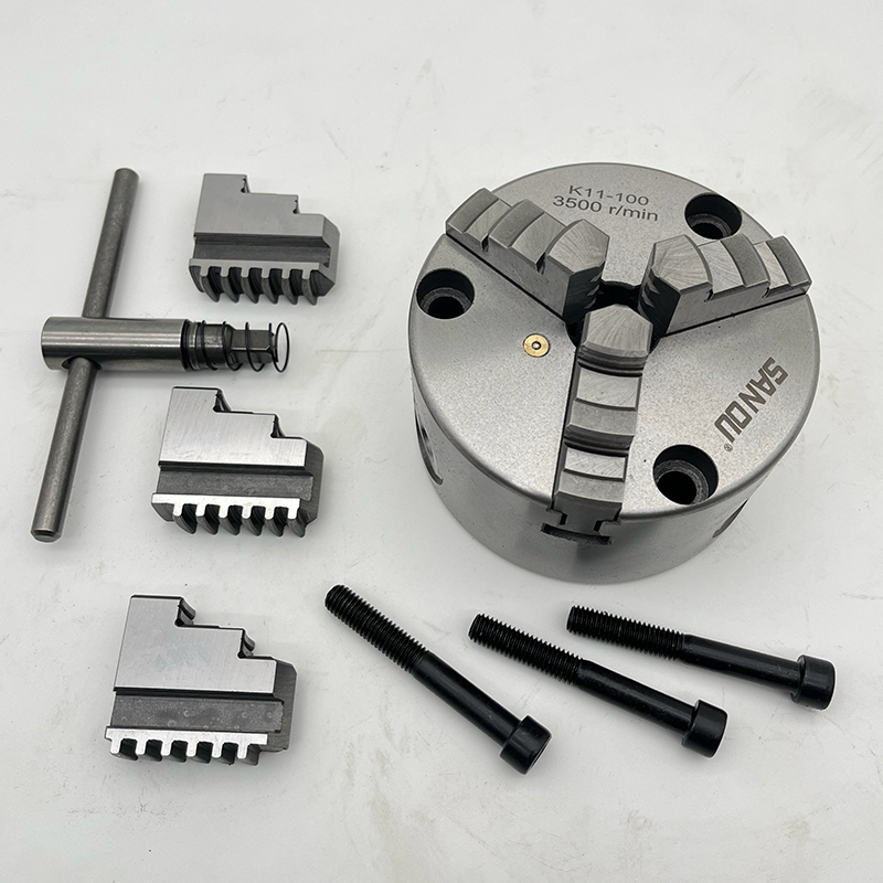 SANOU Chuck bubut 100mm K11-10 - Lathe Chuck 3 Jaw 125Mm ulasan dan harga