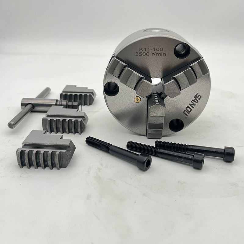SANOU Chuck bubut 100mm K11-10 - Lathe Chuck 3 Jaw 125Mm ulasan dan harga