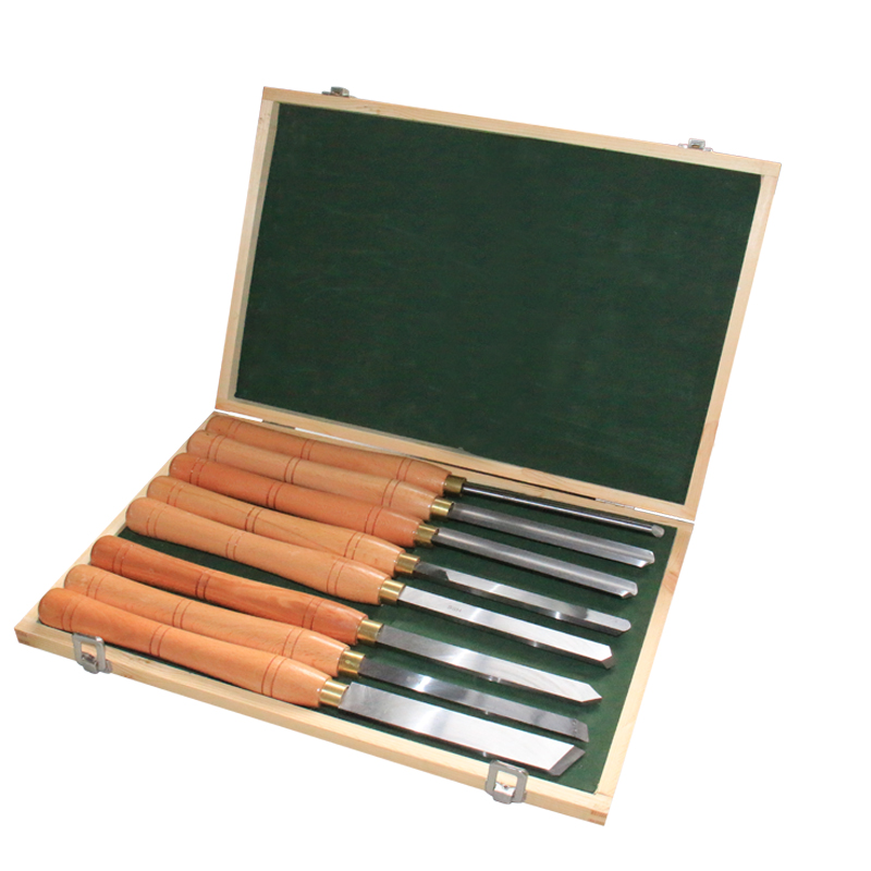 Set Pahat Bubut Kayu HSS 8 Bua - Woodturning Tools Set Hss ulasan dan harga