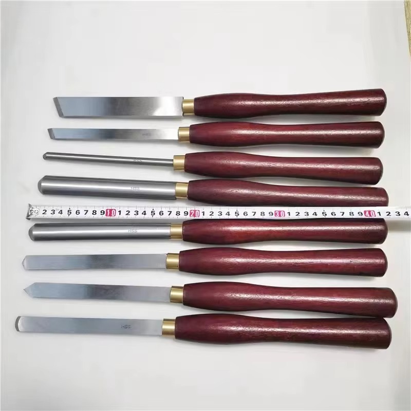 8pcs Set Alat Pemotong Kayu HS - Woodturning Tools Set Hss ulasan dan harga