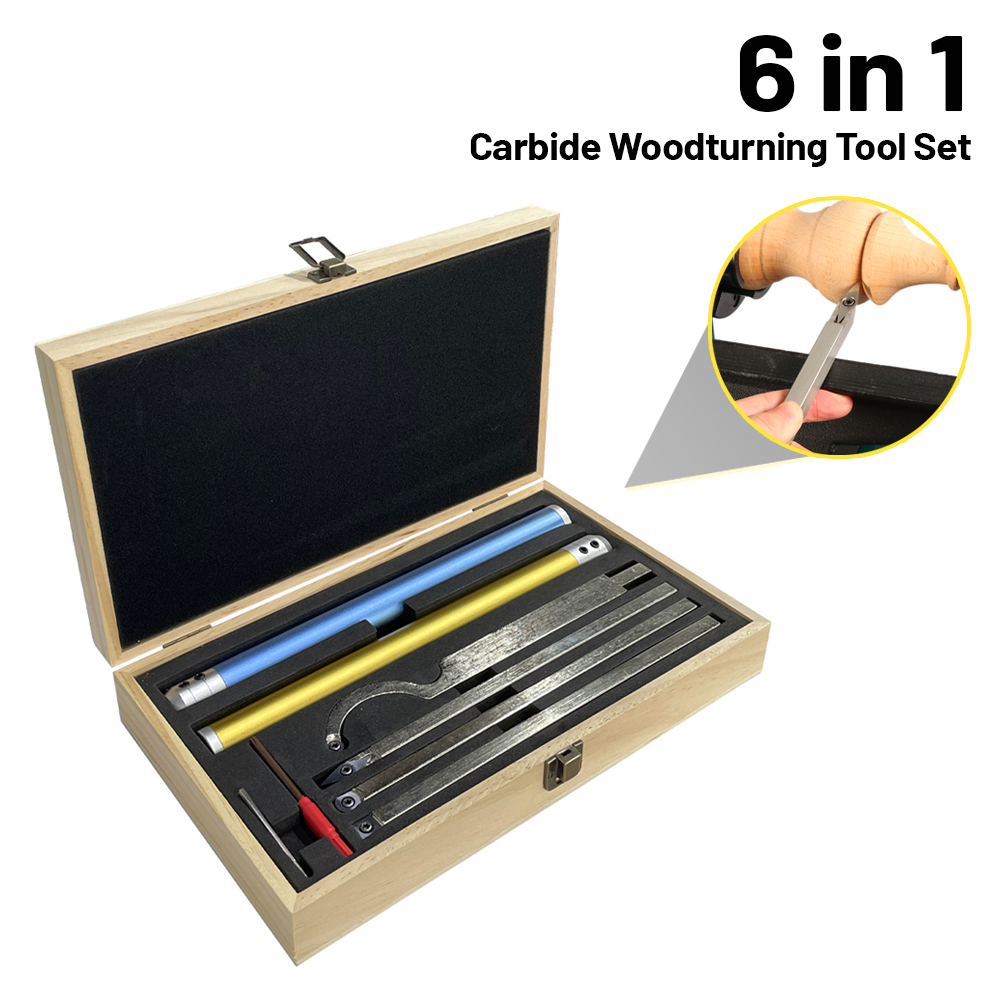 Set Alat Pembalik Kayu Karbida - Woodturning Tools Set Hss ulasan dan harga