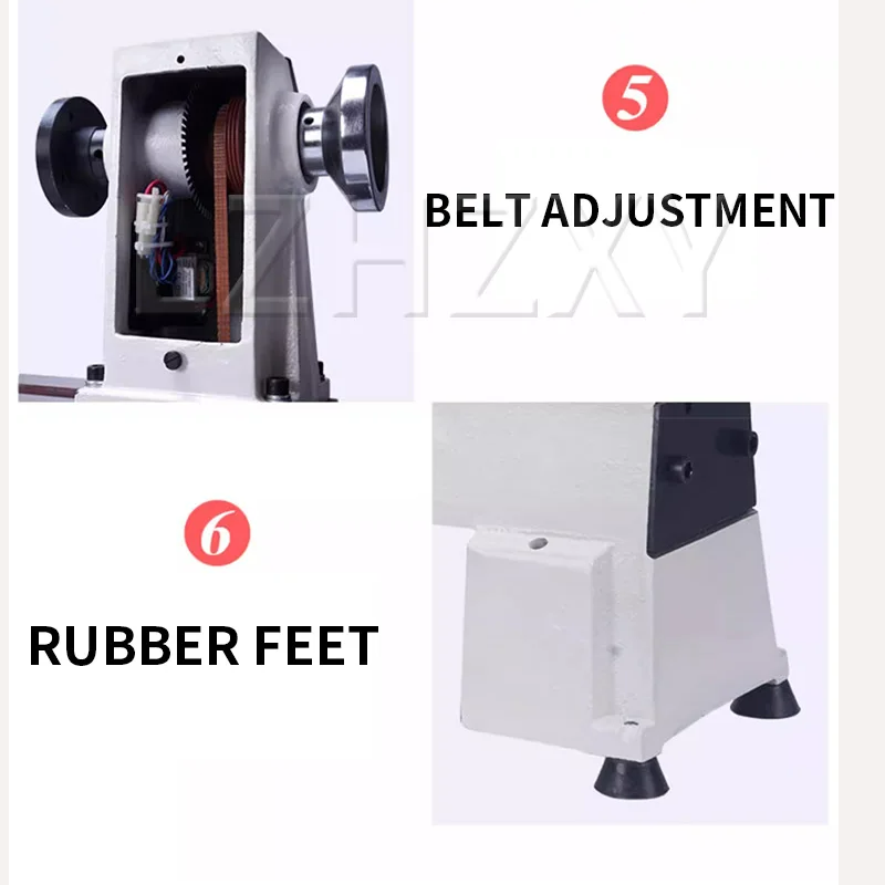 Mesin Bubut Kayu 550W/900W den - Woodworking Lathe Variable Speed 550W ulasan dan harga