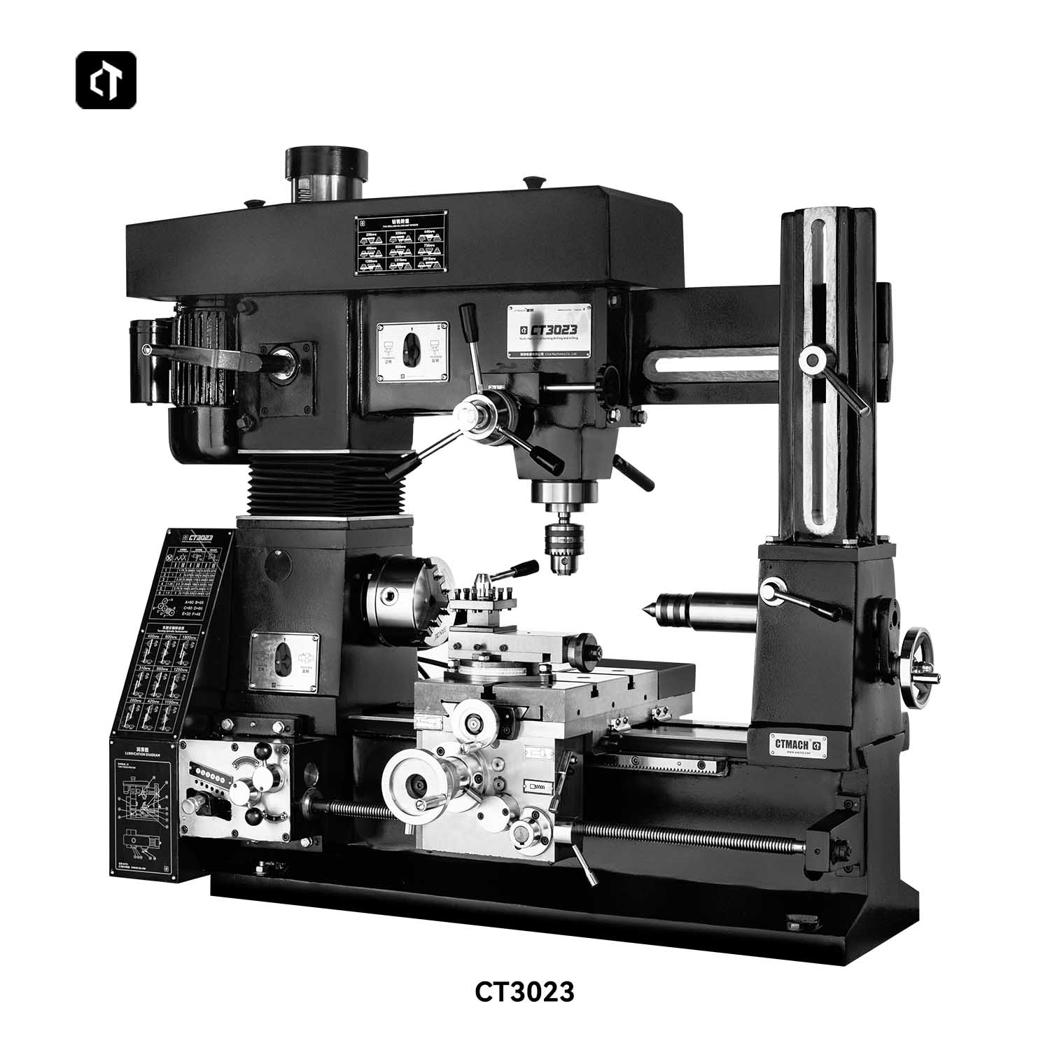 CT3023 Mesin Bubut Logam Multi - Bench Lathe 750W Metal ulasan dan harga