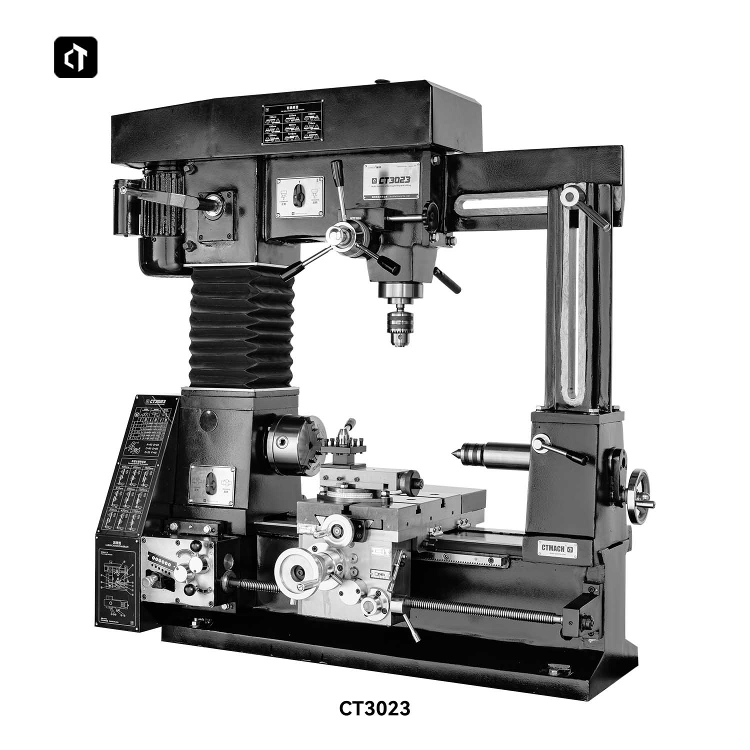 CT3023 Mesin Bubut Logam Multi - Bench Lathe 750W Metal ulasan dan harga