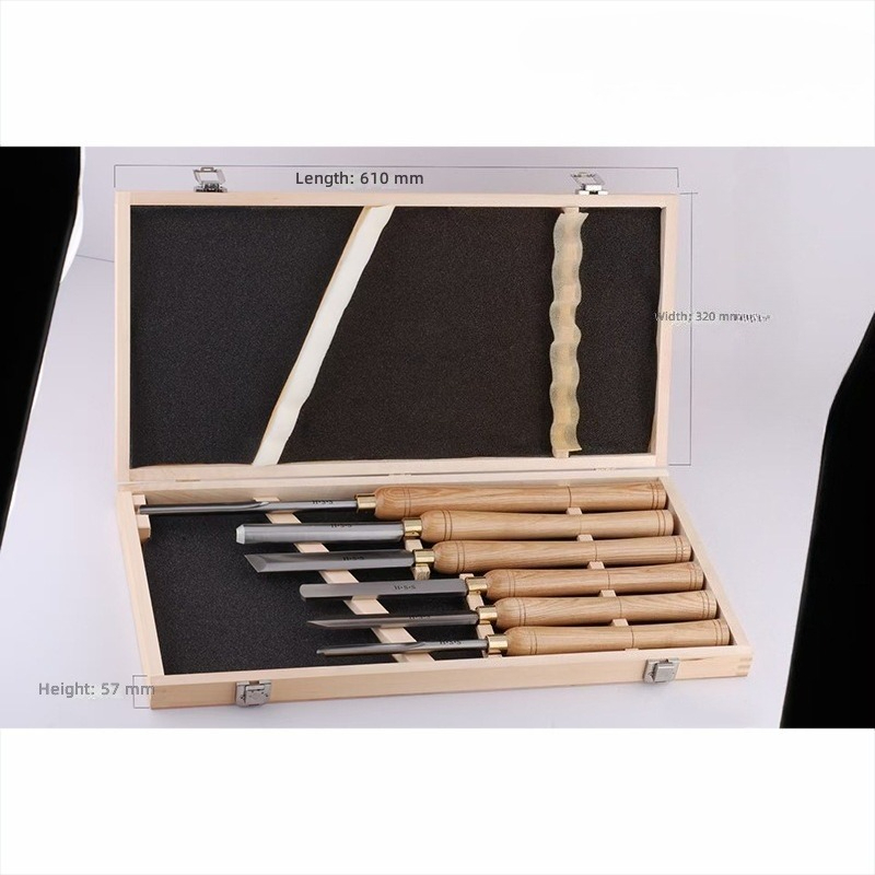 Set alat bubut kayu baru, baja - Woodturning Tools Set Hss ulasan dan harga
