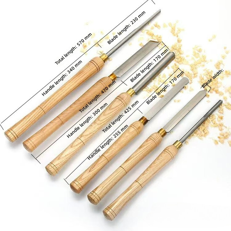Set alat bubut kayu baru, baja - Woodturning Tools Set Hss ulasan dan harga