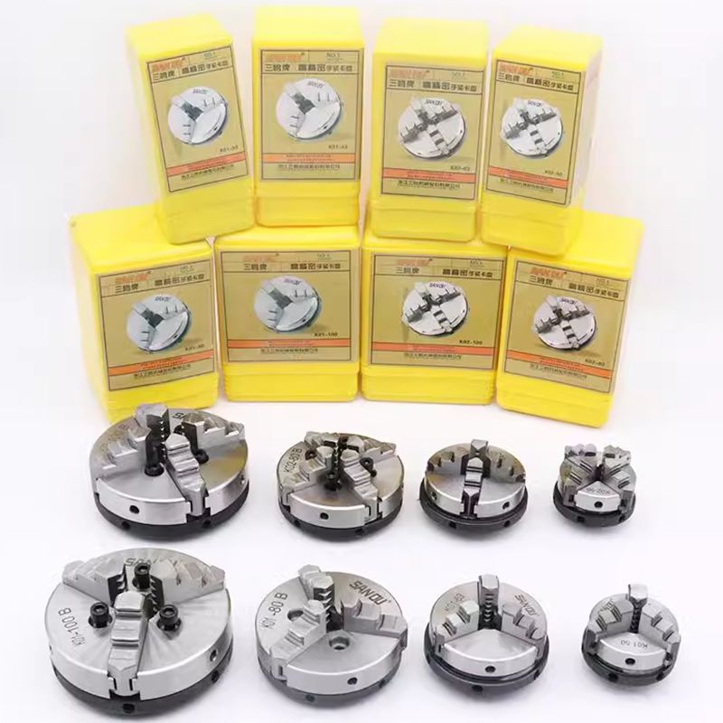 Chuck Bubut Sanou K01 K02-80 M - Wood Lathe Chuck 4 Jaw ulasan dan harga