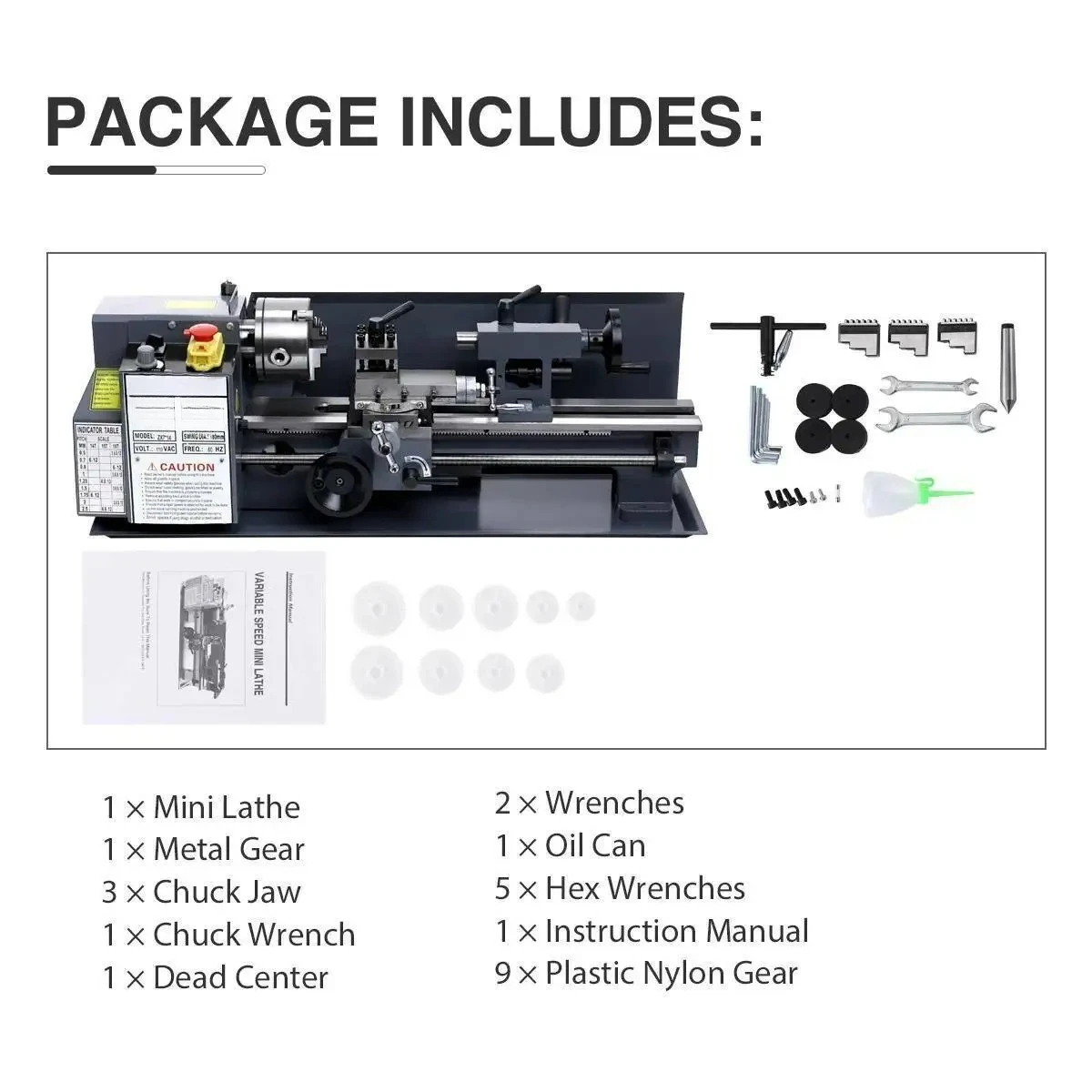 Mesin Bubut Logam Mini Horizon - Mini Metal Lathe 7X14 ulasan dan harga