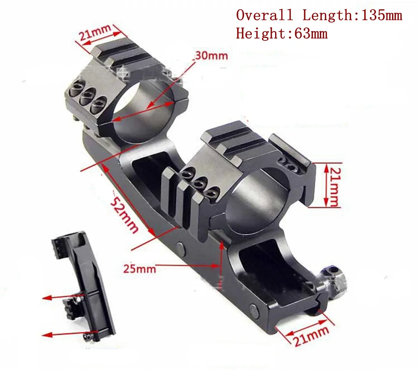 Pemasangan Rel 21mm, Ring 25mm - Wood Lathe Bed Extension ulasan dan harga