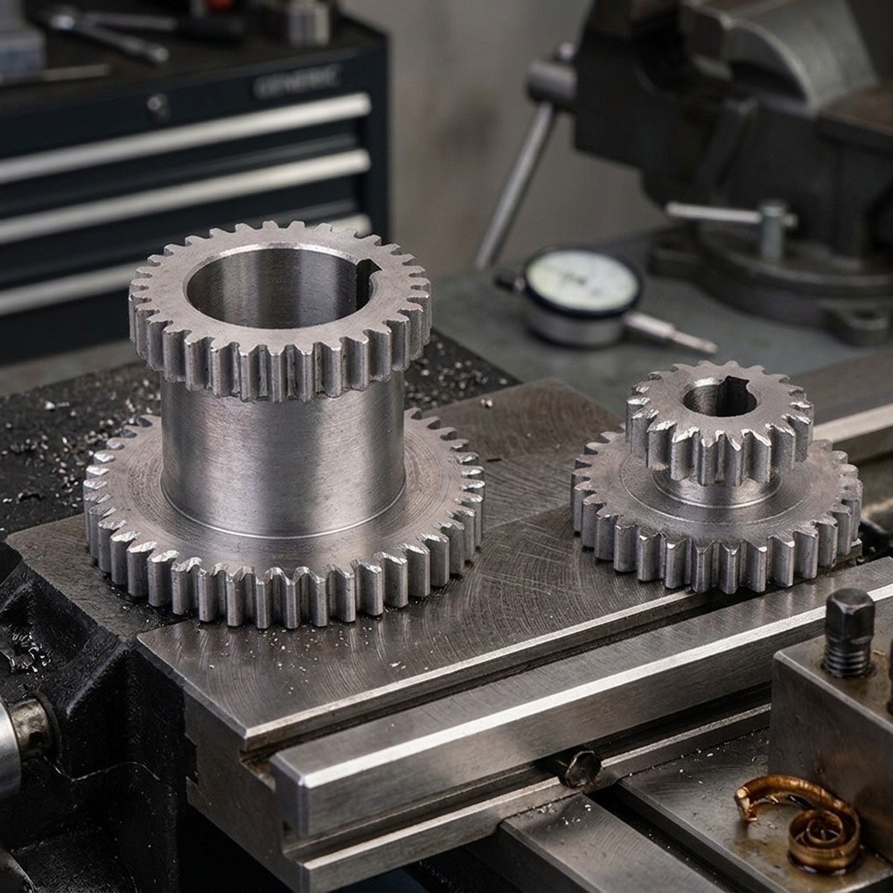 Set Roda Gigi Logam Dua Bagian - Mini Metal Lathe 7X14 ulasan dan harga