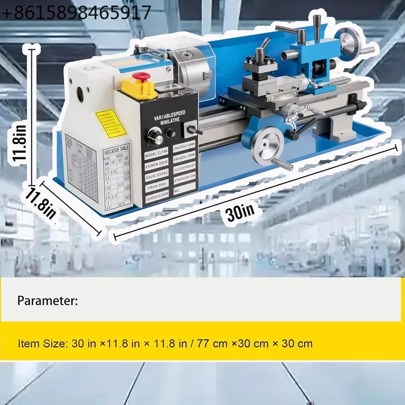 Mesin Bubut Logam Mini Benchto - Mini Metal Lathe 7X14 ulasan dan harga