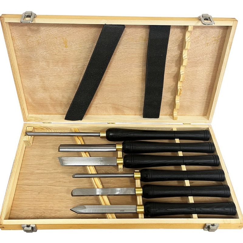 6PCS/set Pisau Bubut Genggam P - Woodturning Tools Set Hss ulasan dan harga