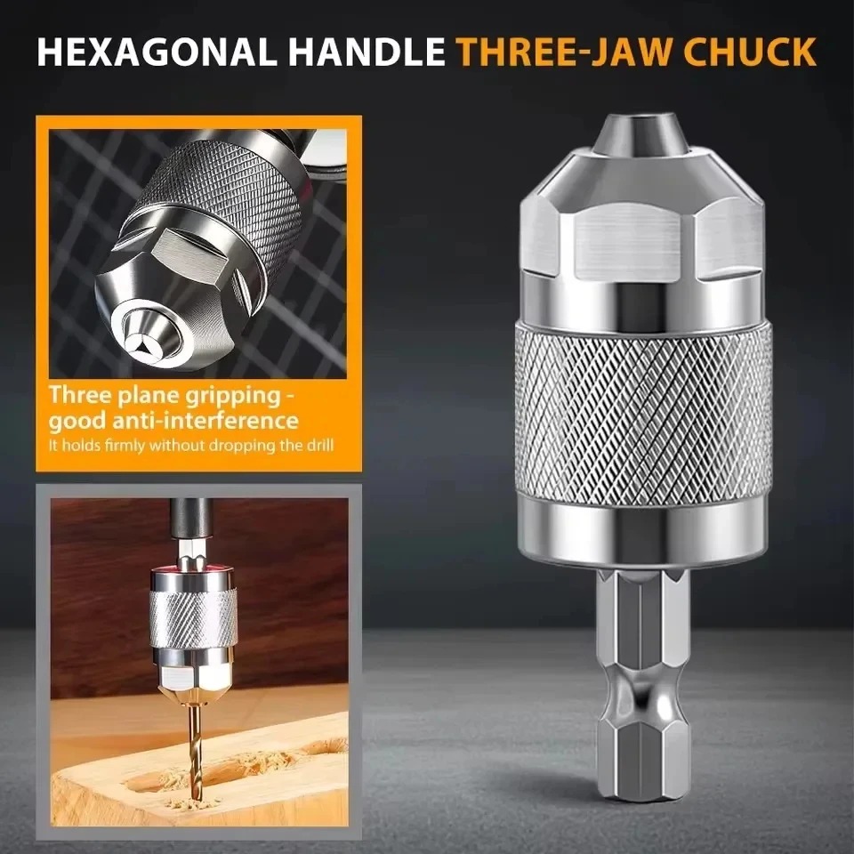 Adaptor Chuck Bor Tanpa Kunci  - Wood Lathe Chuck 4 Jaw ulasan dan harga