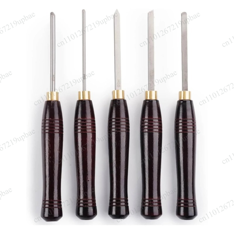 5Pcs Set Pahat Bubut HSS, Alat - Woodturning Tools Set Hss ulasan dan harga
