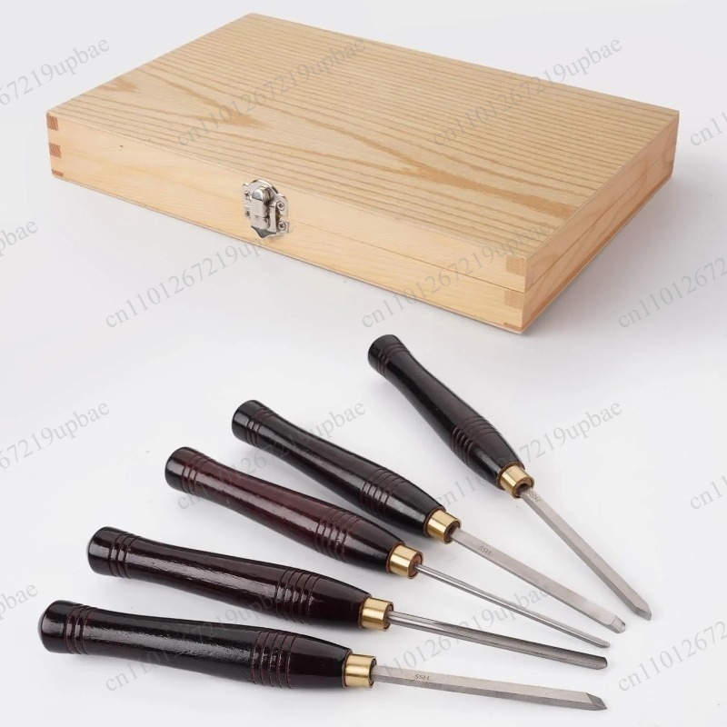 5Pcs Set Pahat Bubut HSS, Alat - Woodturning Tools Set Hss ulasan dan harga