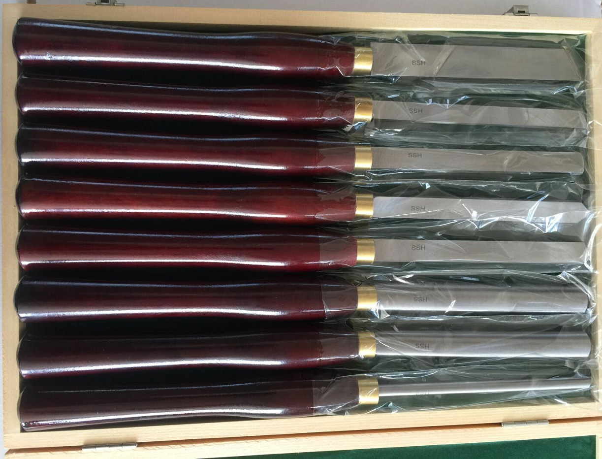 Produk unggulan: Set 8 Pisau B - Woodturning Tools Set Hss ulasan dan harga