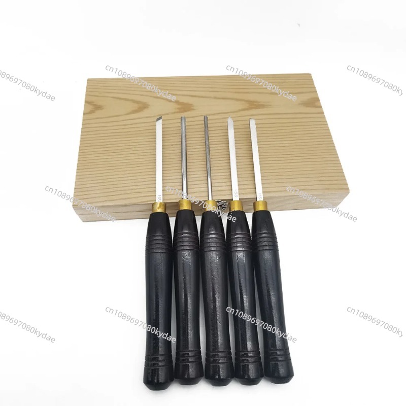 5 Buah Set Pahat Bubut HSS Set - Woodturning Tools Set Hss ulasan dan harga