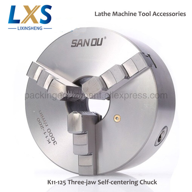 K11-125 Chuck bubut Manual 3 r - Lathe Chuck 3 Jaw 125Mm ulasan dan harga
