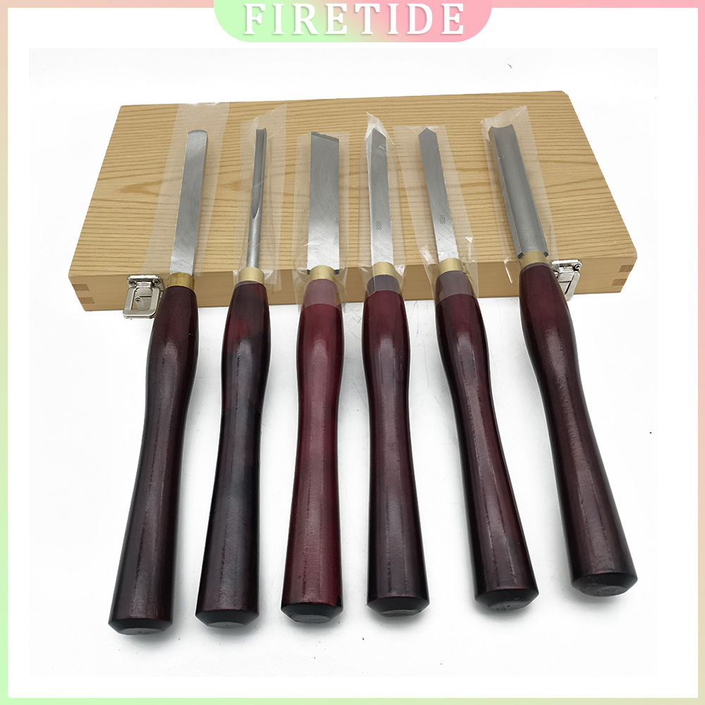 6 buah set alat pahat kayu HSS - Woodturning Tools Set Hss ulasan dan harga
